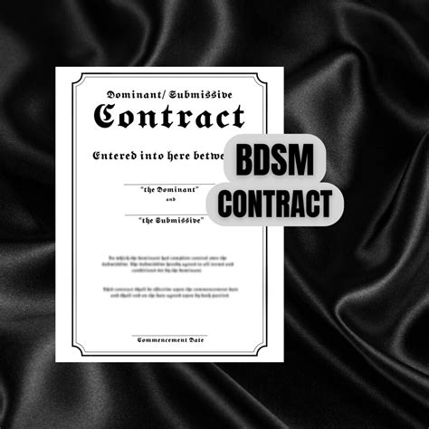 dom sub contract|Sample Dominant/submissive Contract (sample one) .